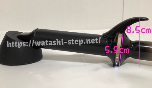 ヘアビューロンを置いたところをアップで