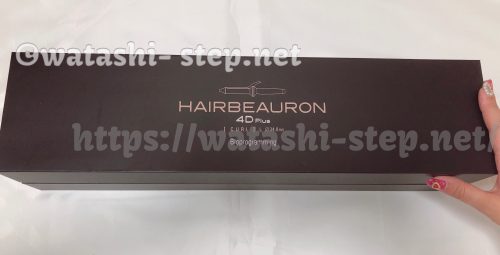 ヘアビューロン4D Plusが入っている箱